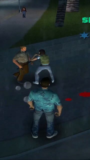 4 hits, cop dead | GTA Vice City #shorts #gta #gaming