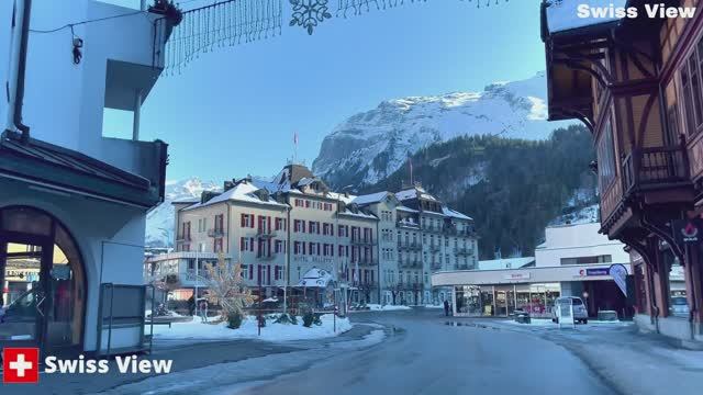 🇨🇭Энгельберг - лучшее место для катания на лыжах в Швейцарии ! Красивая швейцарская деревня