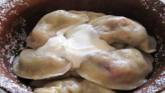 Вареники с вишнями