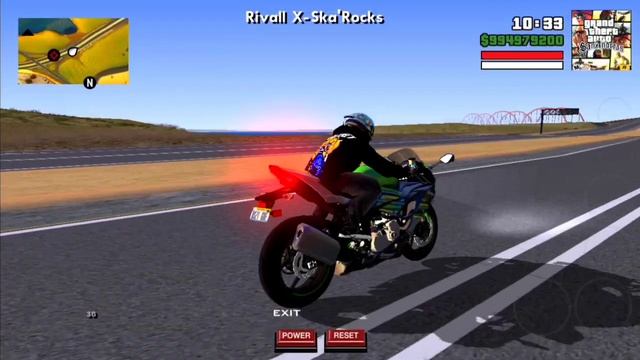 Kawasaki Ninja ZX6R SA LIGHT : GTA San Andreas Android