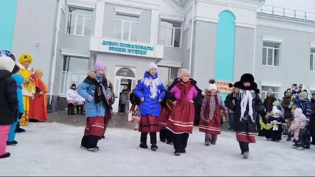 Масленица в Татарстане. Веселые танцы и игры. Никольское, Лаишевский район, РФ. 02.03.2025