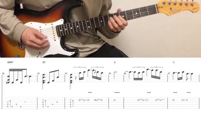 John Mayer-Gravity(guitar cover,tab)