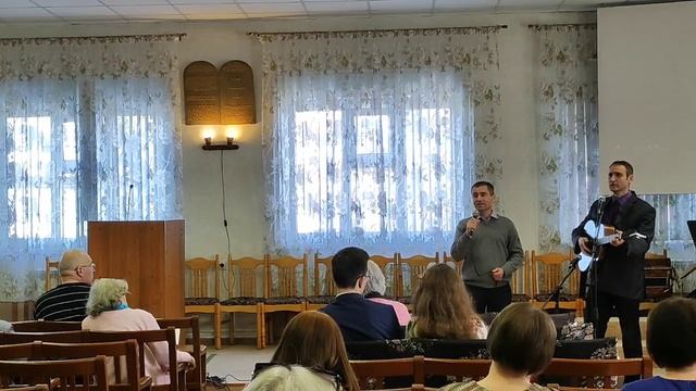 Владимир Волков и Петр Любимов в гостях в Тверской Церкви