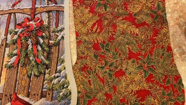 Зимний ВЛОГ/Вышивка крестиком