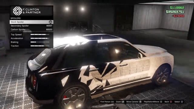 GTA V Online - Enus Jubilee customization (Rolls Royce Cullinan)