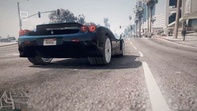 GTA 5 Redux Ultra Realistic Graphics - Ferrari Enzo | GTA 6 Graphics