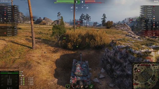 Мир танков. Хороший бой на Bat.-Châtillon Bourrasque