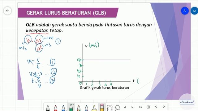 Gerak Benda Part 6: Gerak Lurus Beraturan GLB (Kelas 8 IPA SMP)