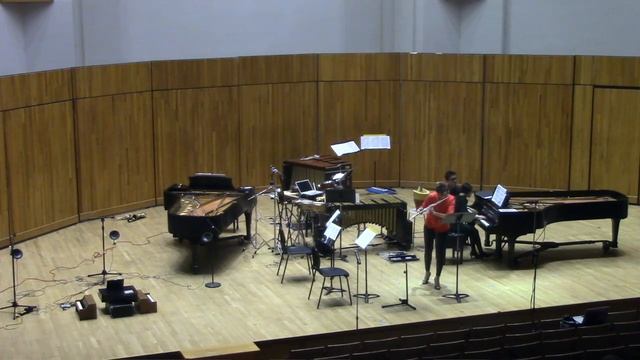Iva Ugrčić and Satoko Hayami of Sound Out Loud Ensemble play Andre Jolivet's "Chant de Linos"
