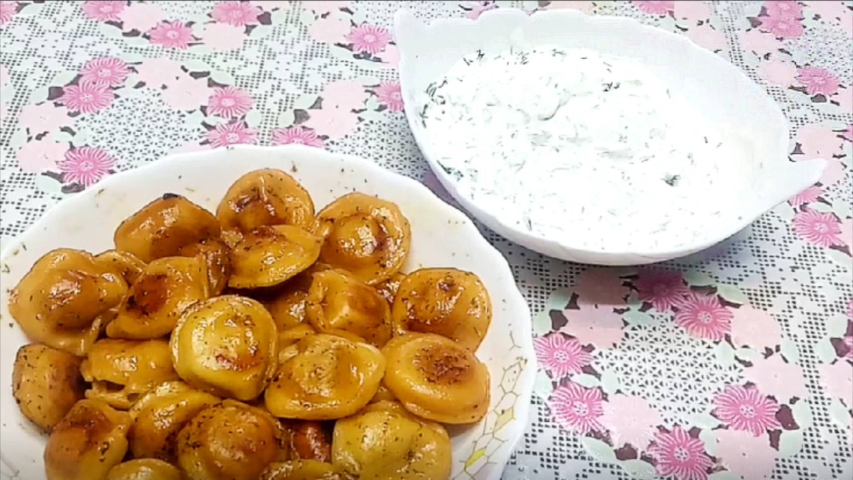 Замороженные жареные пельмени! Невероятно вкусно!