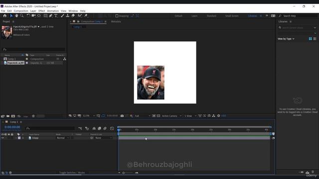 1 - "Знакомство с интерфейсом After Effects, использование инструмента 'Перо' и работа с масками"