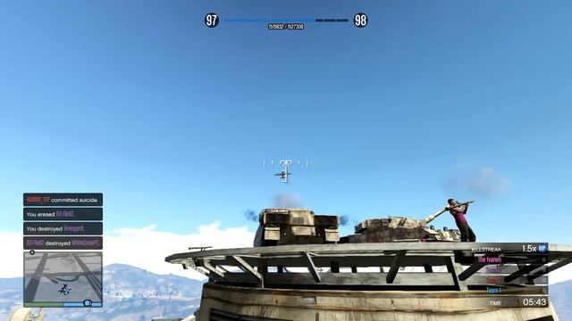 GTA V: Online - Truck Stunts/Smart DD/Battle for the Tower!