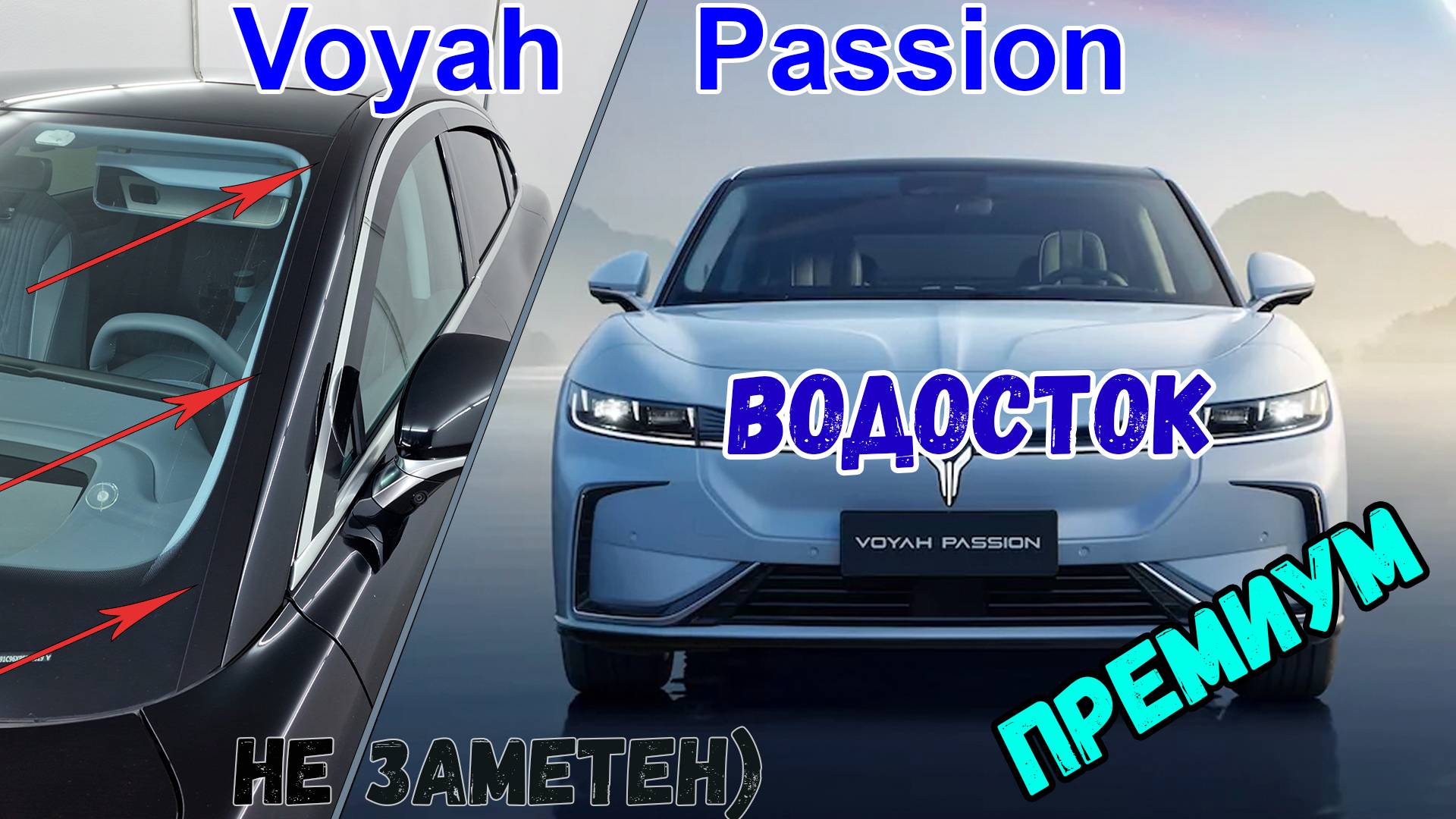 Водосток ПРЕМИУМ для Voyah Passion (I) с 2023г.в. - strelka11.ru