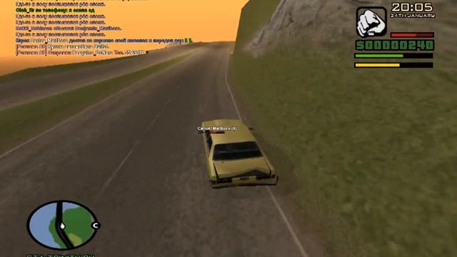 Колесим по странам в GTA San Andreas (Multiplayer), и работаем охотниками))