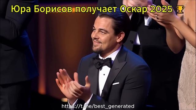 Церемония "Оскар" и долгожданная награда Юры Борисова от вселенной нейросетей))).