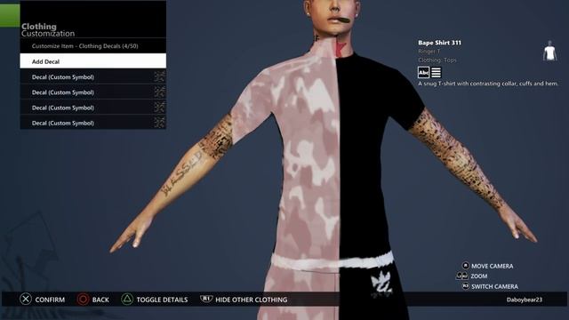 APB RELOADED HOW TO A MAKE BAPE SHIRT