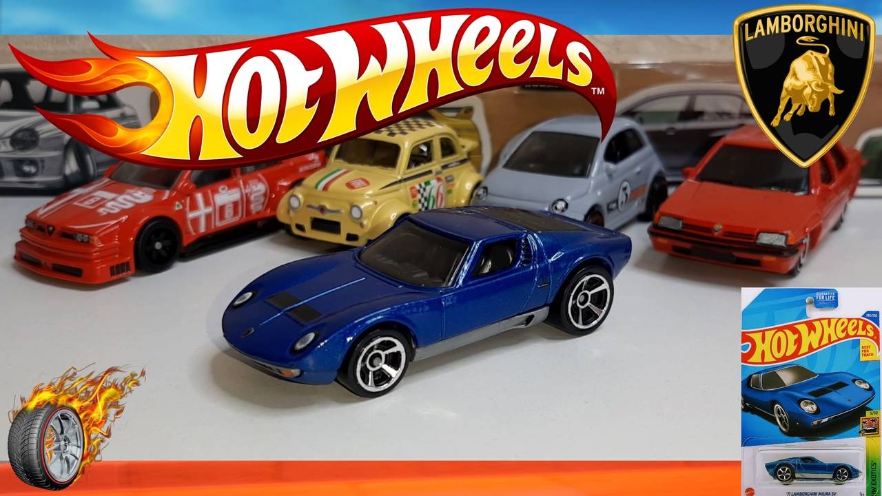 Custom Hot Wheels 71 Lamborghini Miura SV HW Exotics 5/10