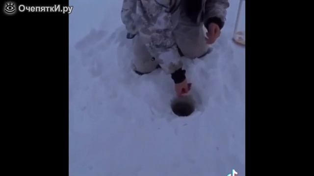 Экстрим и юмор на рыбалке