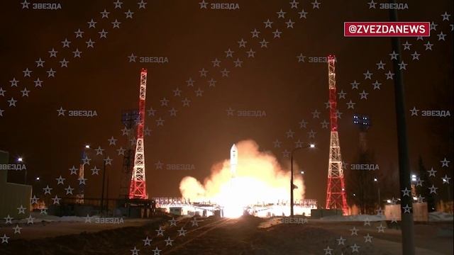 Кадры пуска ракеты-носителя "Союз-2.1б" с космодрома Плесецк !!!