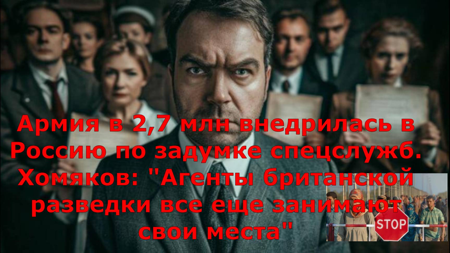 Армия в 2,7 млн внедрилась в Россию по задумке спецслужб. Хомяков: "Агенты британской разведки все е