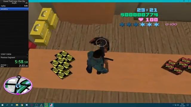 GTA Vice City Speedrun Any% SSU - 10:24