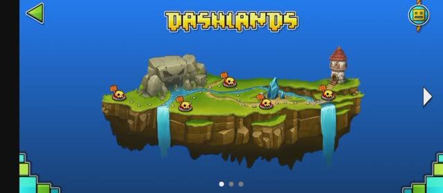 Я пытаюсь пройти за 7 мин. Geometry Dash world