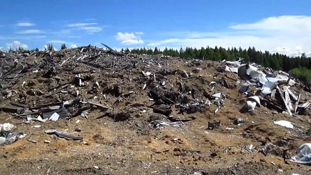 Свалка горючих отходов в г.п.Зеленоборск от 30 июня 2017 года