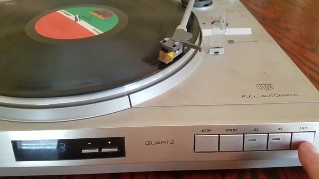 Dual CS 630 Q turntable operating