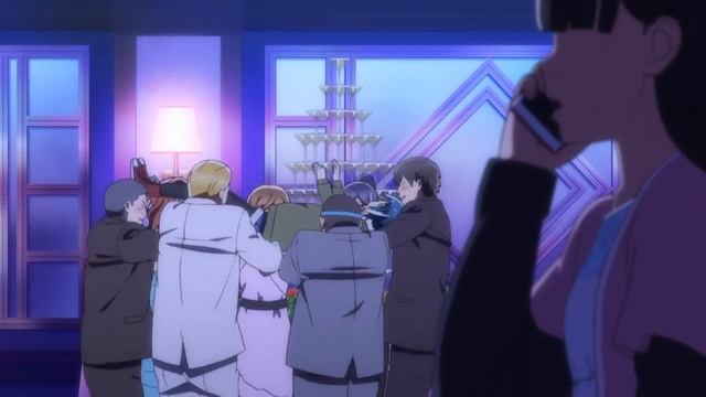 Где ты в ночном клубе лапшу не вешай на уши логично зажигай зажигай (Hinamatsuri)