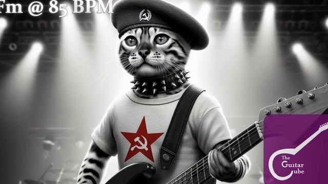 Alternative Metal Guitar Backing Track  Fm  85 BPM  In the style of Rage Against the Machine