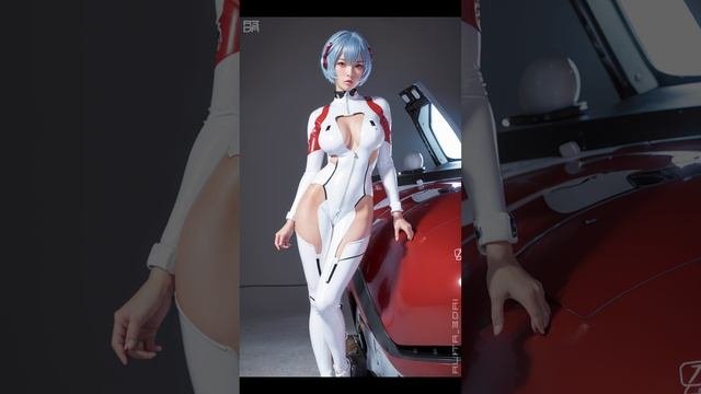[4K Ai Art] Rei Ayanami Evangelion Cosplay #ai #lookbook #19 Ai ストーリー,ai イラスト,ai Art Girl,ai 룩북