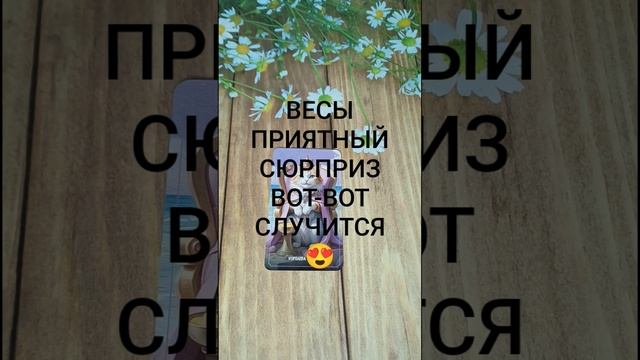 #ВЕСЫ ПРИЯТНЫЙ СЮРПРИЗ ВОТ-ВОТ НА ПОРОГЕ❤️😍🥰#ГаданиеНаБудущее #ТароГадание