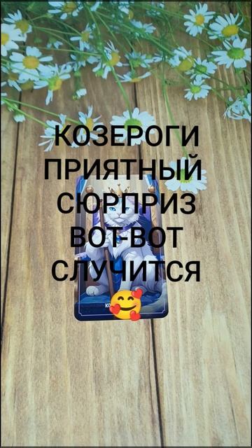 #КОЗЕРОГИ ПРИЯТНЫЙ СЮРПРИЗ ВОТ-ВОТ НА ПОРОГЕ ❤️😍🥰#ГАДАНИЕНАБУДУЩЕЕ #ТароГадание