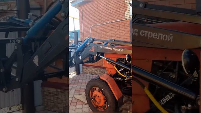 Трактора🚜 Т-40. ЛТЗ-55. Самодельный Погрузчик