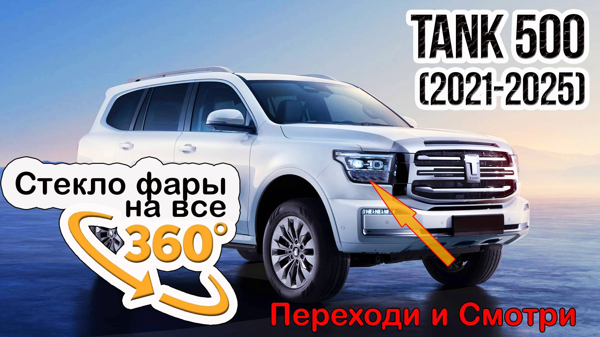 Стекло фары TANK 500 (2021-2025)