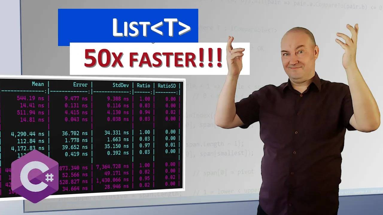 The Fastest Way to Modify a List in C# ｜ Coding Demo