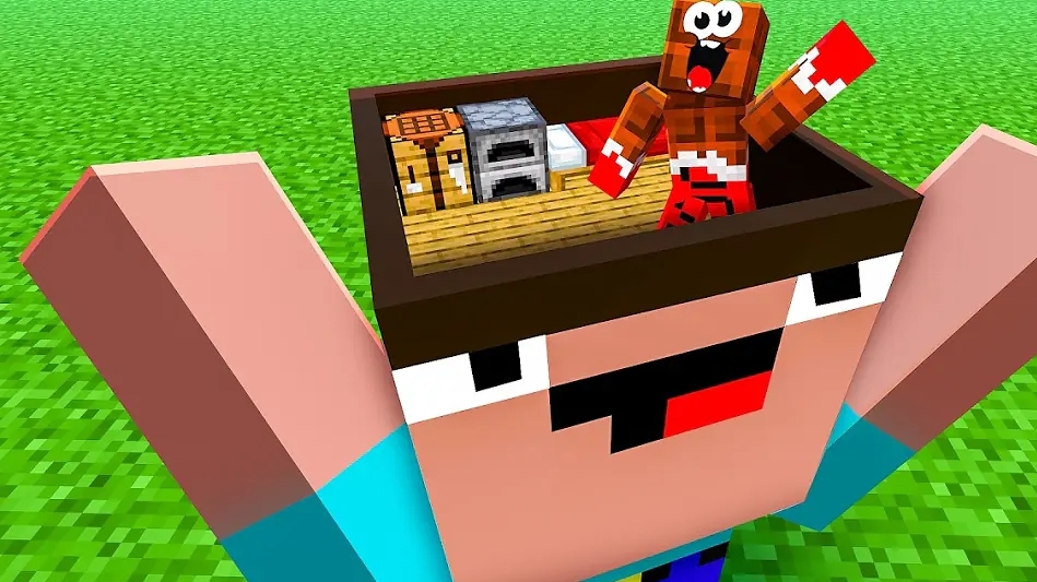 Я Построил ЛУЧШИЙ ДОМ в Голове НУБИКА В Майнкрафт!