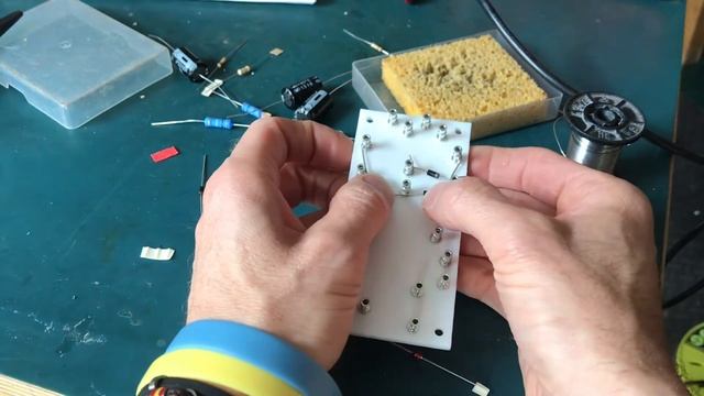 Building a valve/tube guitar amp from an N5X amp maker kit part 3 power supply turret board