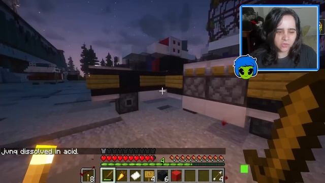Cuidado... com os Comedores de Rosto... Facehugger Minecraft