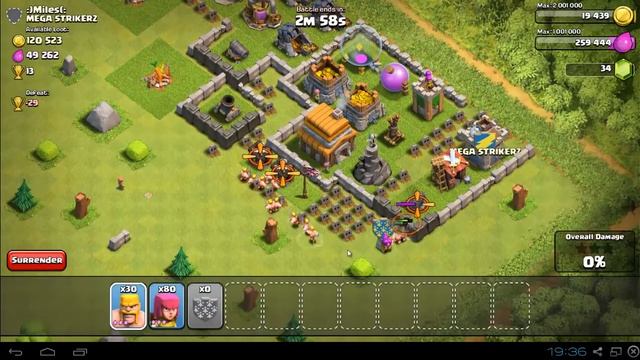 Clash of Clans - Бой №5 с озвучкой