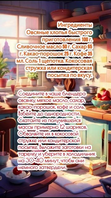 Шведские шоколадные шарики с кофе