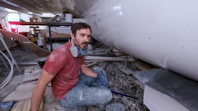 Lifting Our 7,000 lb Catamaran By Ourselves!! - Changing Our Base to Foam (MJ Sailing - Ep 285)