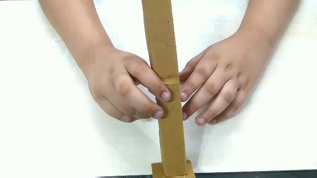How to make wind turbine working model from cardboard, windmill school science project in Hindi