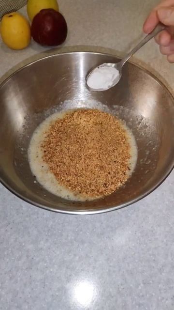 Ореховый кекс с горьким шоколадом! #безсахара #безподсластителей