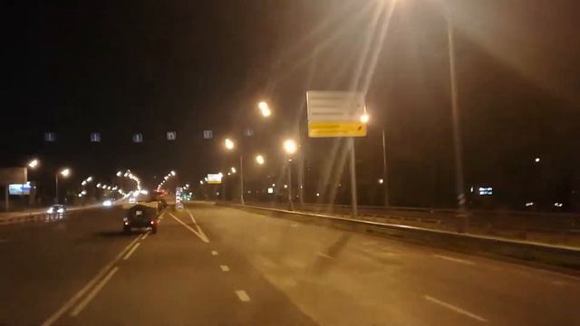Колонна вошла в Москву!)