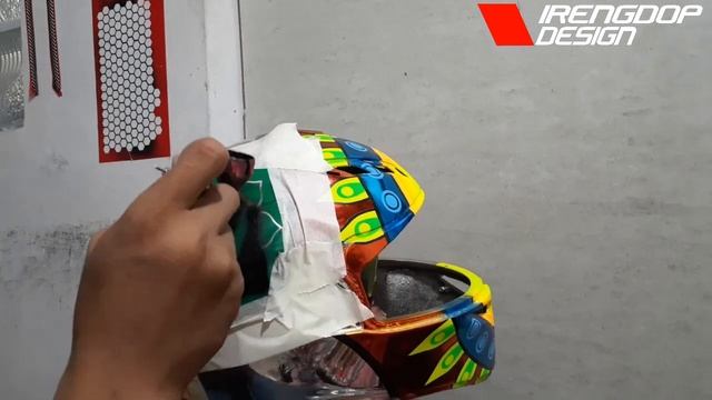 REPAINT AGV K3 CHAZ DAVIES CHROME