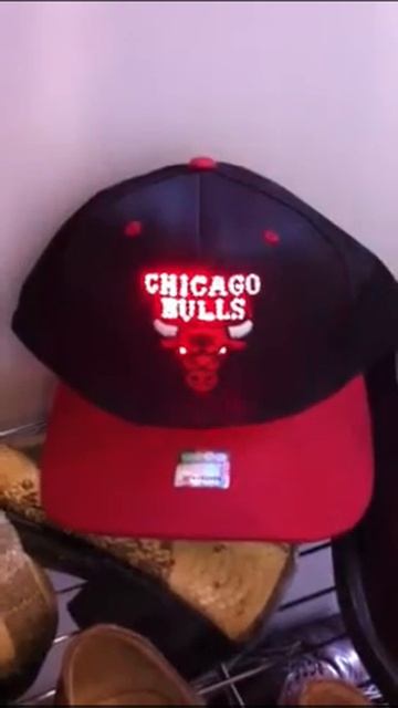 Chicago Bulls light up Logo7 Snapback hat