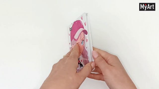 MyArt. Pocket СКЕТЧБУК. ДЕВУШКА В КЕПКЕ