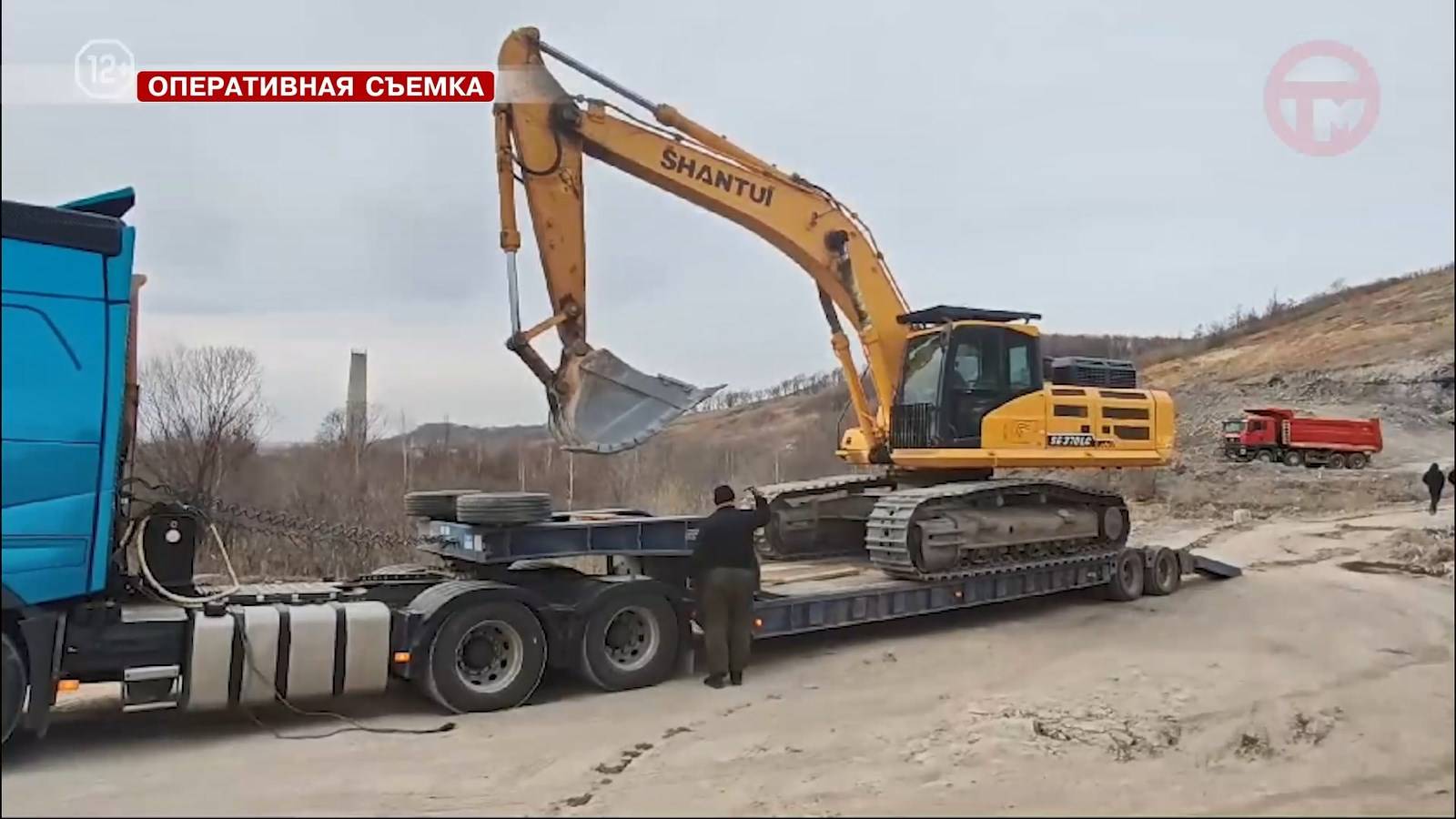 Житель Уссурийска незаконно добывал скальный грунт на продажу