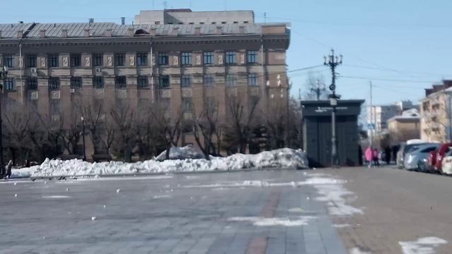На моём пути пл.Ленина.